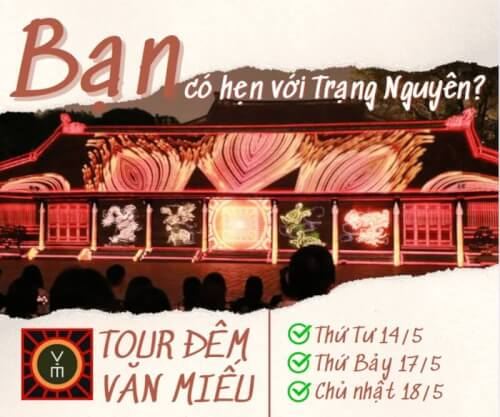 Tour Đêm Văn Miếu - Van Mieu night tour